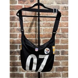 NFL Pittsburgh Steelers Shoulder Bag, Ben Roethlisberger #7 Jersey Style Purse